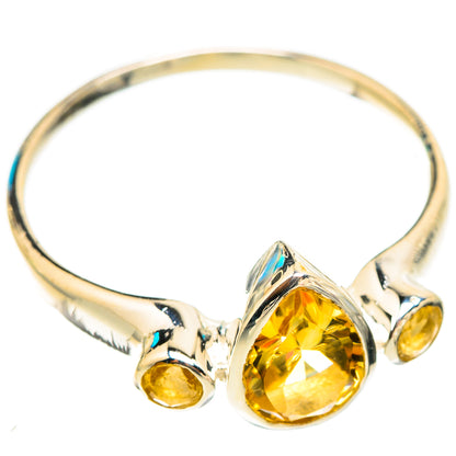 Citrine Rings handcrafted by Ana Silver Co - RING119604 - Photo 2