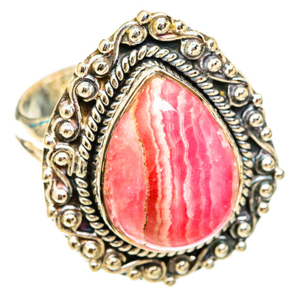 Rhodochrosite Rings handcrafted by Ana Silver Co - RING119606 - Photo 2