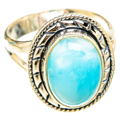 Larimar Rings handcrafted by Ana Silver Co - RING119615 - Photo 2