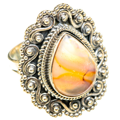 Botswana Agate Rings handcrafted by Ana Silver Co - RING119627 - Photo 2
