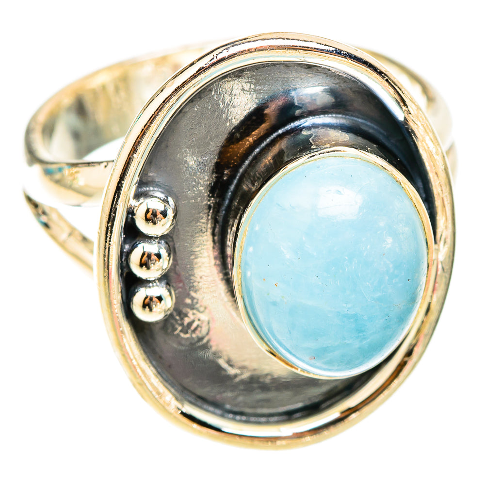 Aquamarine Rings handcrafted by Ana Silver Co - RING119638 - Photo 2