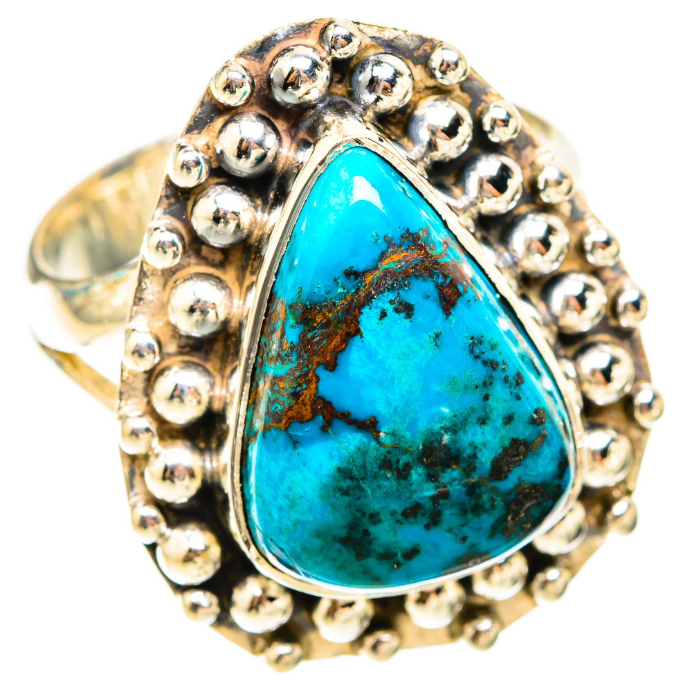 Shattuckite Rings handcrafted by Ana Silver Co - RING119640 - Photo 2