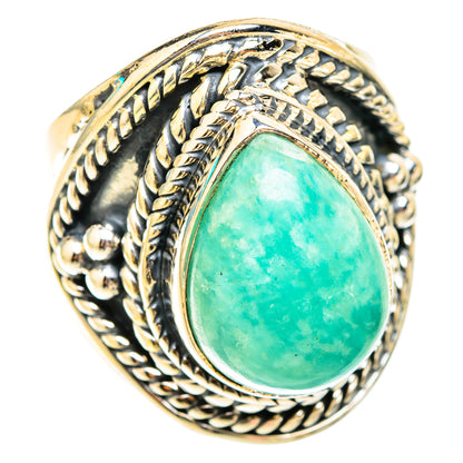 Amazonite Rings handcrafted by Ana Silver Co - RING119645 - Photo 2