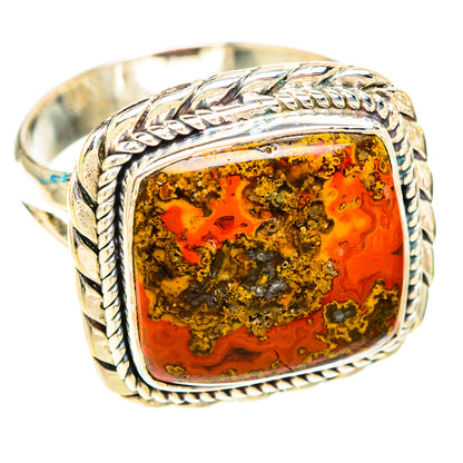 Moroccan Agate Rings handcrafted by Ana Silver Co - RING119648 - Photo 2