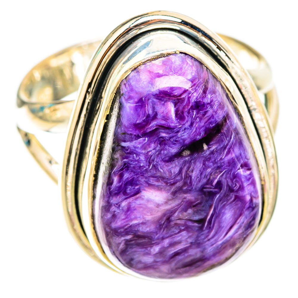 Charoite Rings handcrafted by Ana Silver Co - RING119654 - Photo 2