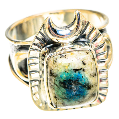 K2 Blue Azurite Rings handcrafted by Ana Silver Co - RING119665 - Photo 2