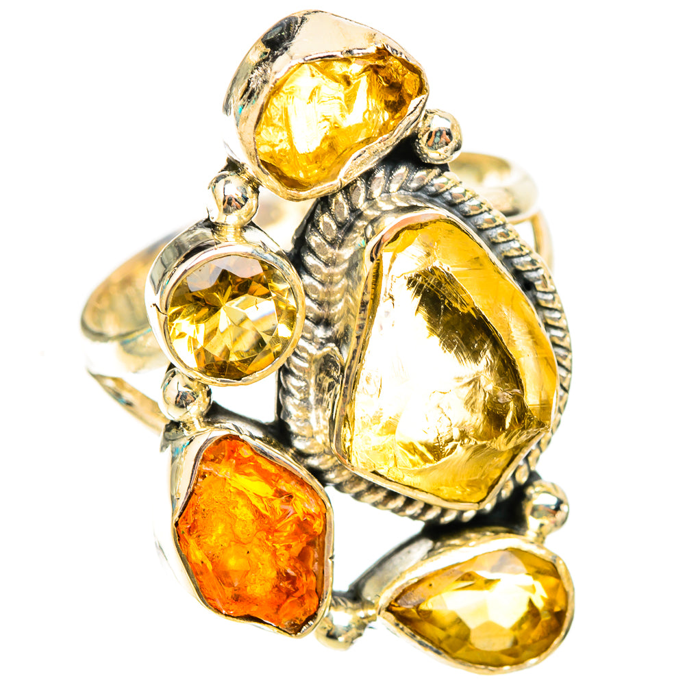 Citrine Rings handcrafted by Ana Silver Co - RING119675 - Photo 2