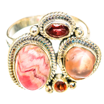 Rhodochrosite Rings handcrafted by Ana Silver Co - RING119678 - Photo 2