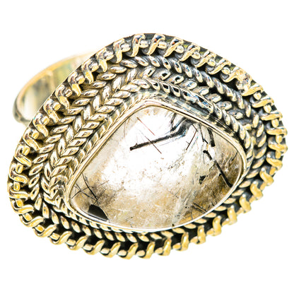Tourmalinated Quartz Rings handcrafted by Ana Silver Co - RING119681 - Photo 2