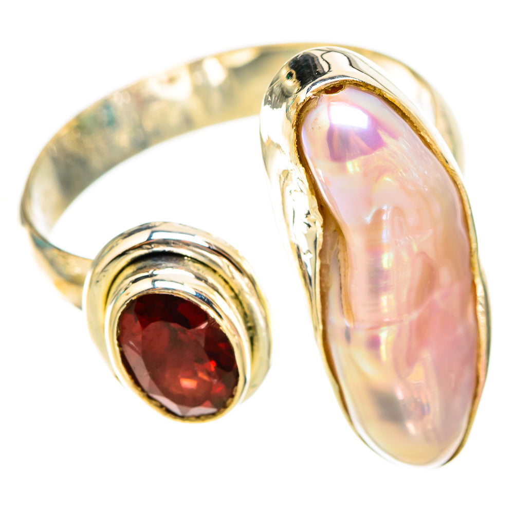 Mother Of Pearl Rings handcrafted by Ana Silver Co - RING119683 - Photo 2