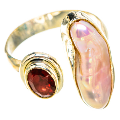 Mother Of Pearl Rings handcrafted by Ana Silver Co - RING119683 - Photo 2
