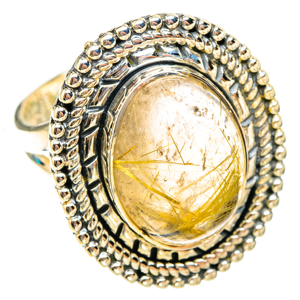Rutilated Quartz Rings handcrafted by Ana Silver Co - RING119684 - Photo 2