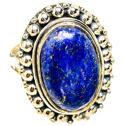 Lapis Lazuli Rings handcrafted by Ana Silver Co - RING119686 - Photo 2