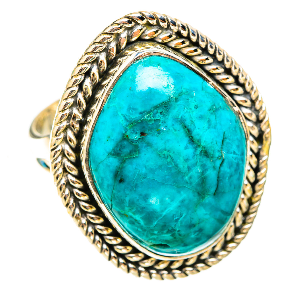 Chrysocolla Rings handcrafted by Ana Silver Co - RING119687 - Photo 2