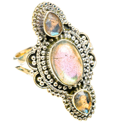 Labradorite Rings handcrafted by Ana Silver Co - RING119700 - Photo 2