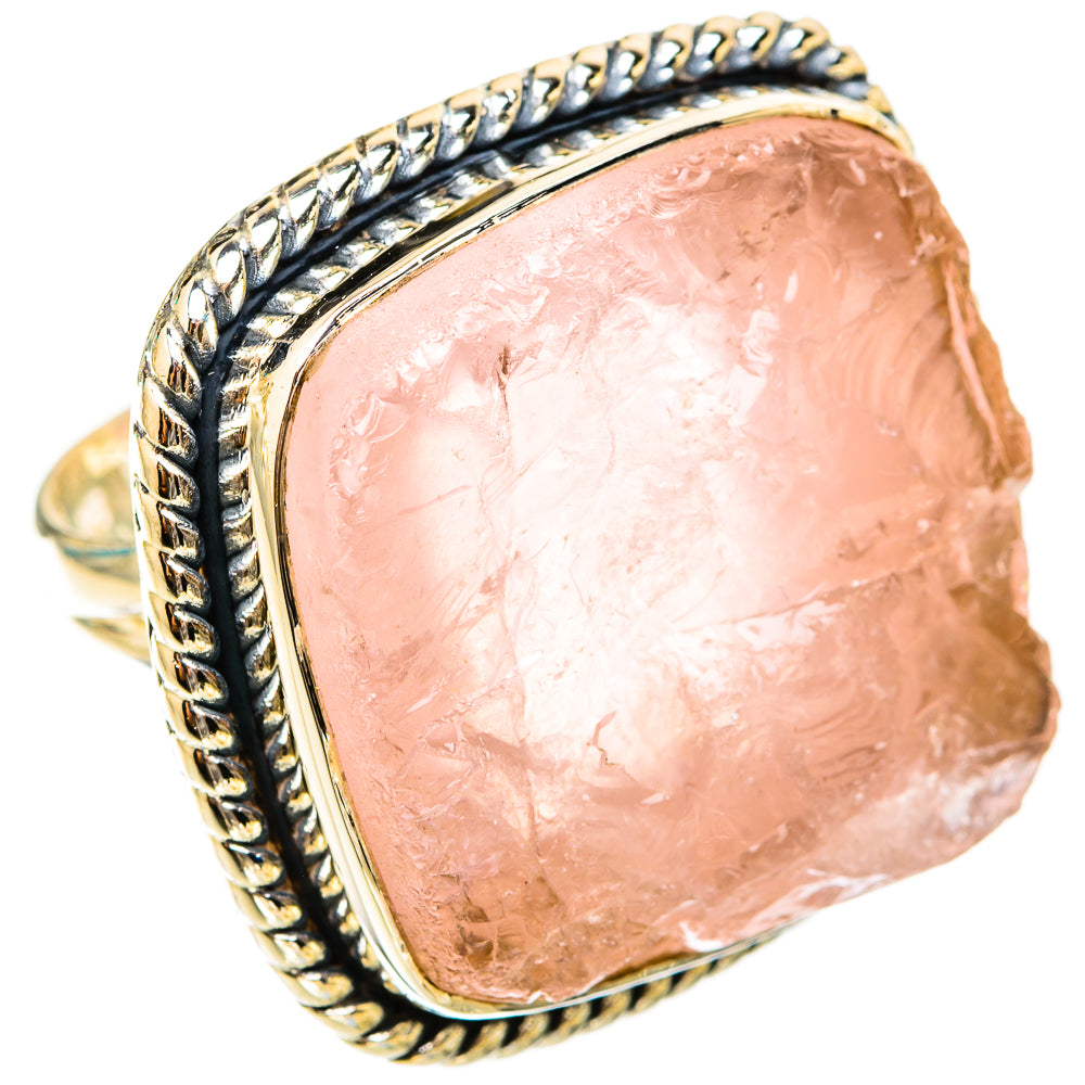 Rose Quartz Rings handcrafted by Ana Silver Co - RING119711 - Photo 2
