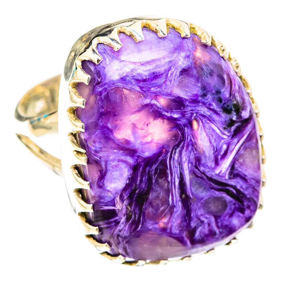 Charoite Rings handcrafted by Ana Silver Co - RING119713 - Photo 2