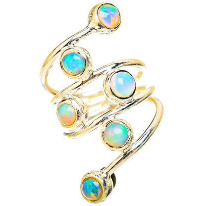 Ethiopian Opal Rings handcrafted by Ana Silver Co - RING119729 - Photo 2