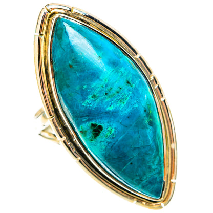 Chrysocolla Rings handcrafted by Ana Silver Co - RING119733 - Photo 2