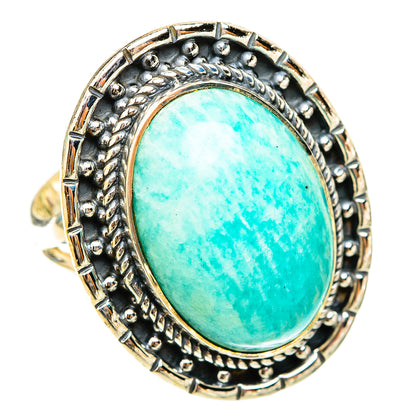Amazonite Rings handcrafted by Ana Silver Co - RING119738 - Photo 2