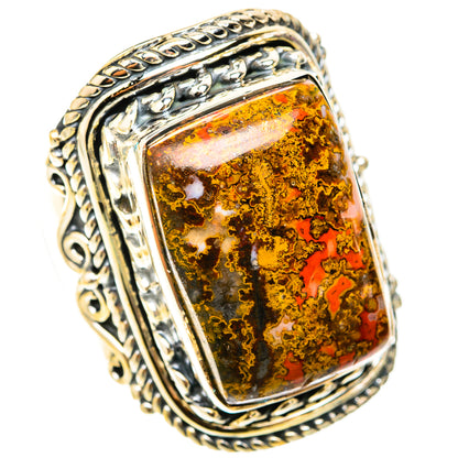 Moroccan Agate Rings handcrafted by Ana Silver Co - RING119751 - Photo 2