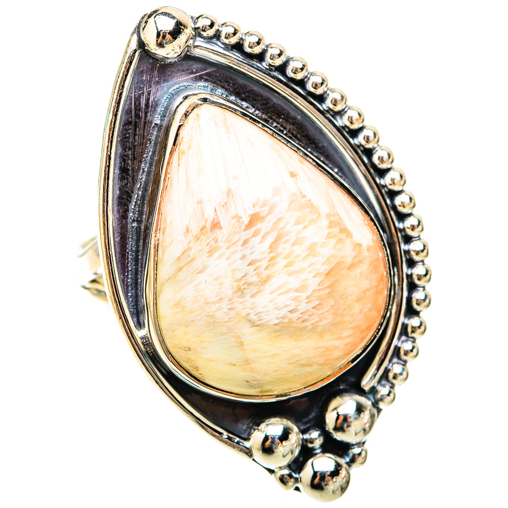 Scolecite Rings handcrafted by Ana Silver Co - RING119755 - Photo 2
