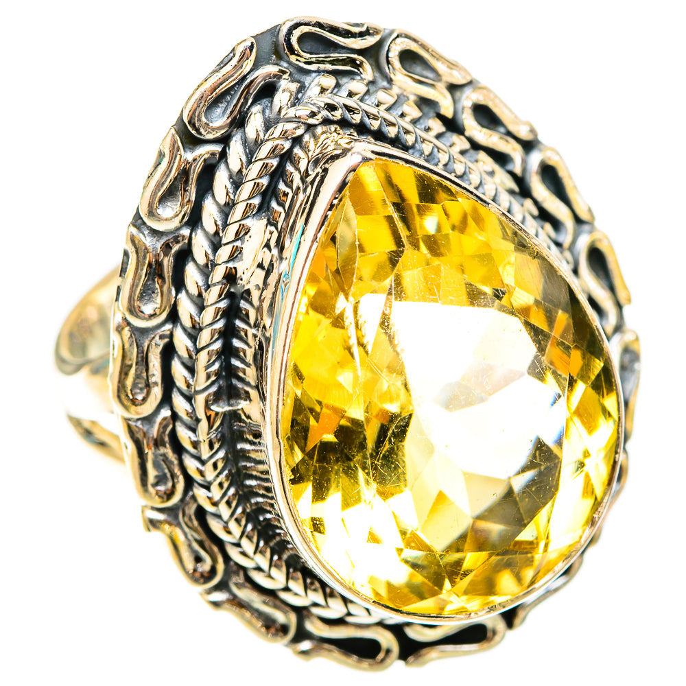 Citrine Rings handcrafted by Ana Silver Co - RING119757 - Photo 2