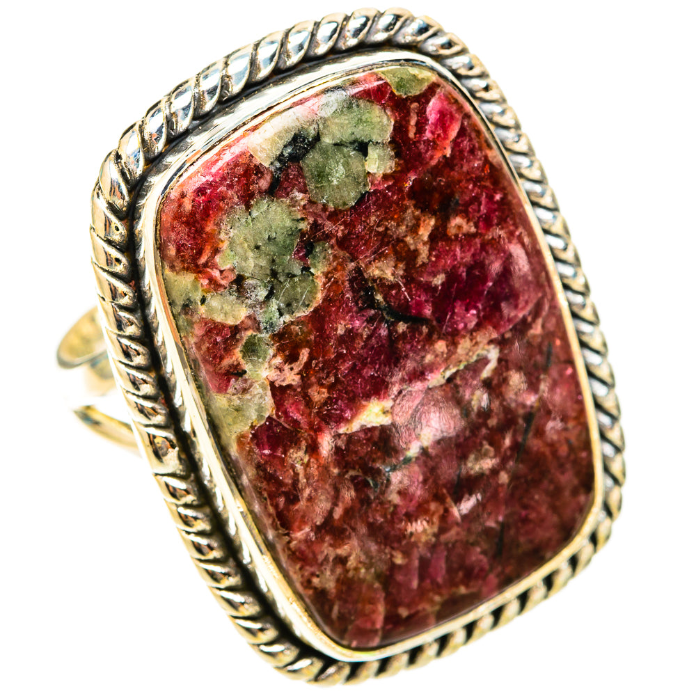 Russian Eudialyte Rings handcrafted by Ana Silver Co - RING119760 - Photo 2