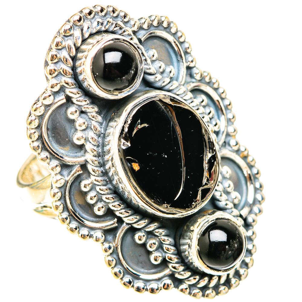 Shungite Rings handcrafted by Ana Silver Co - RING119765 - Photo 2