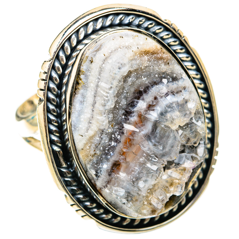 Desert Druzy Rings handcrafted by Ana Silver Co - RING119775 - Photo 2
