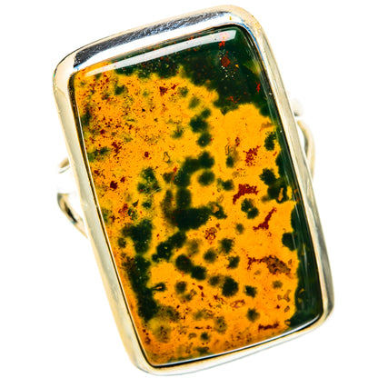 Ocean Jasper Rings handcrafted by Ana Silver Co - RING119788 - Photo 2