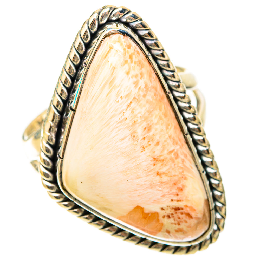 Scolecite Rings handcrafted by Ana Silver Co - RING119793 - Photo 2
