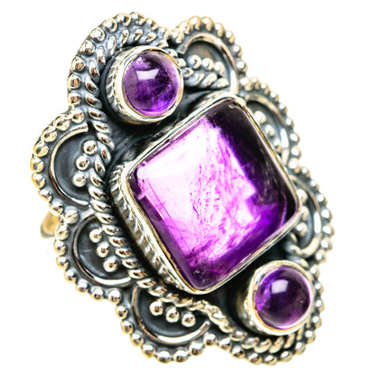 Amethyst Rings handcrafted by Ana Silver Co - RING119798 - Photo 2
