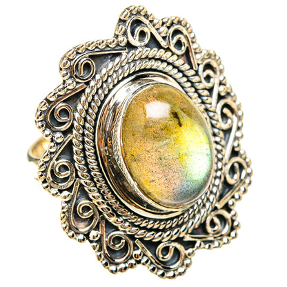 Labradorite Rings handcrafted by Ana Silver Co - RING119807 - Photo 2