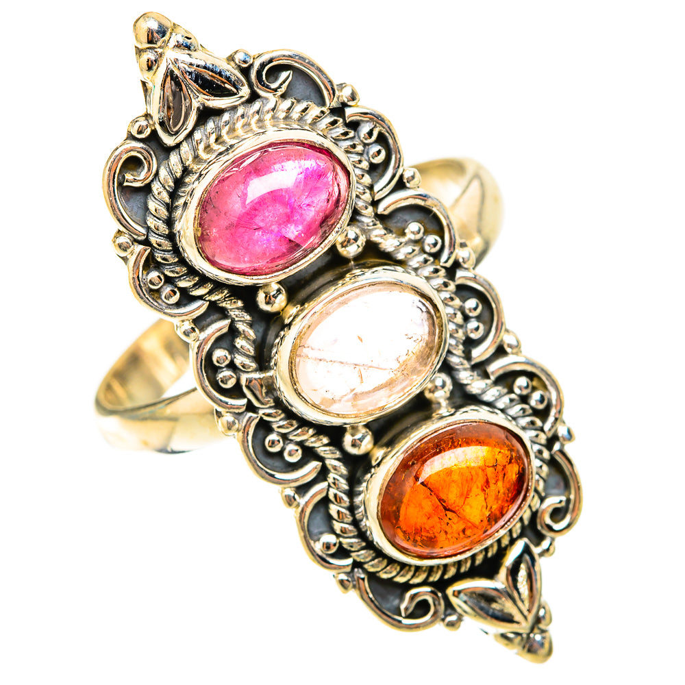 Tourmaline Rings handcrafted by Ana Silver Co - RING119808 - Photo 2