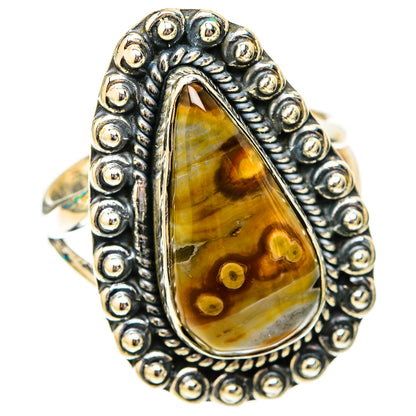Ocean Jasper Rings handcrafted by Ana Silver Co - RING119825 - Photo 2