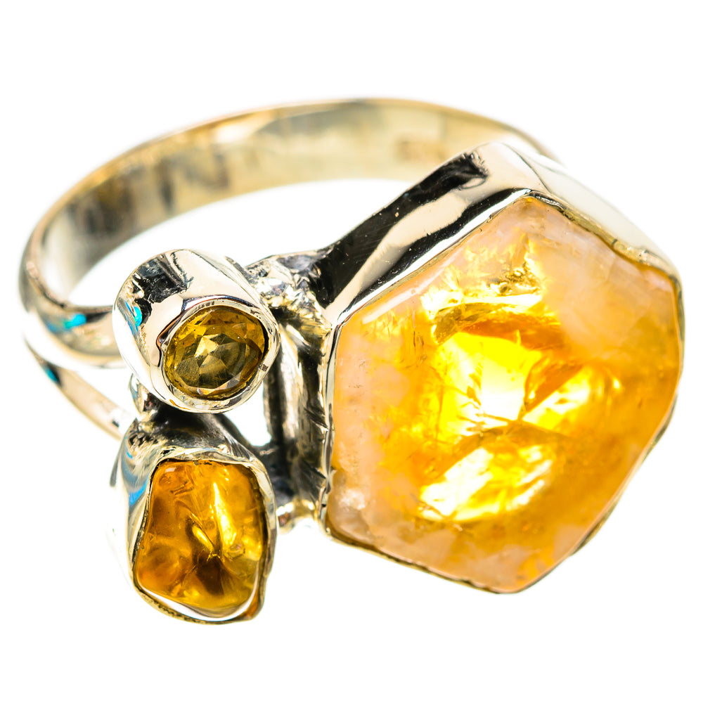 Citrine Rings handcrafted by Ana Silver Co - RING119827 - Photo 2