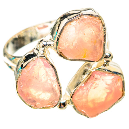 Rose Quartz Rings handcrafted by Ana Silver Co - RING119829 - Photo 2