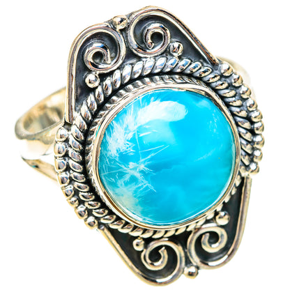 Larimar Rings handcrafted by Ana Silver Co - RING119847 - Photo 2