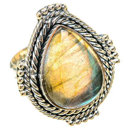 Labradorite Rings handcrafted by Ana Silver Co - RING119848 - Photo 2