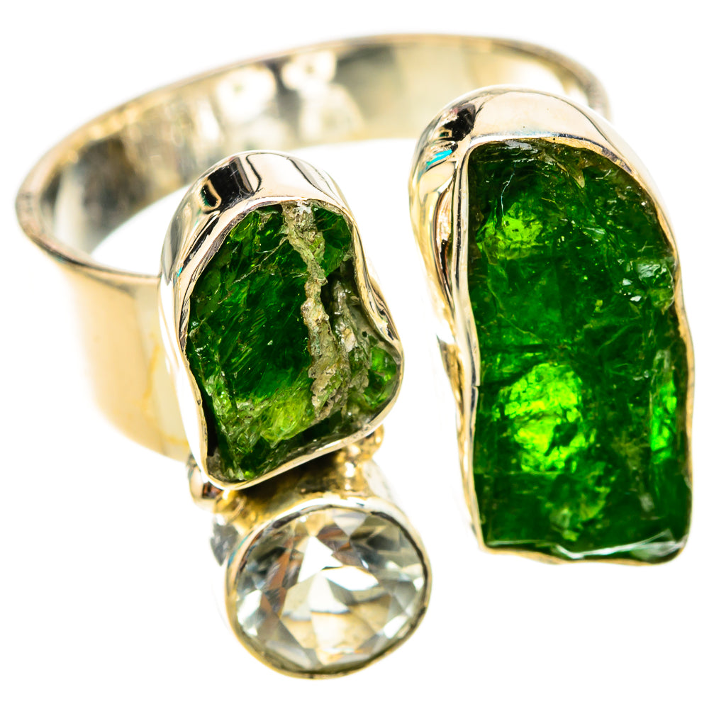 Chrome Diopside Rings handcrafted by Ana Silver Co - RING119853 - Photo 2