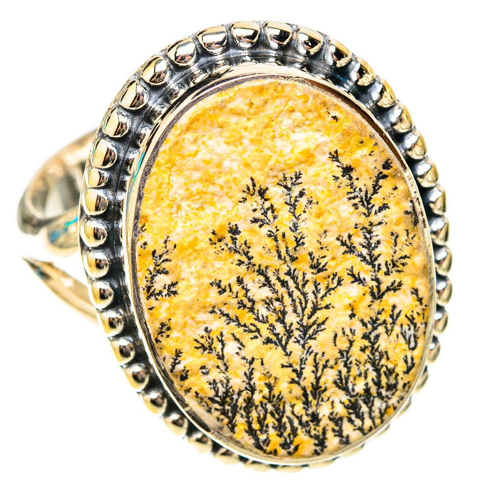 Germany Psilomelane Dendritic Rings handcrafted by Ana Silver Co - RING119856 - Photo 2
