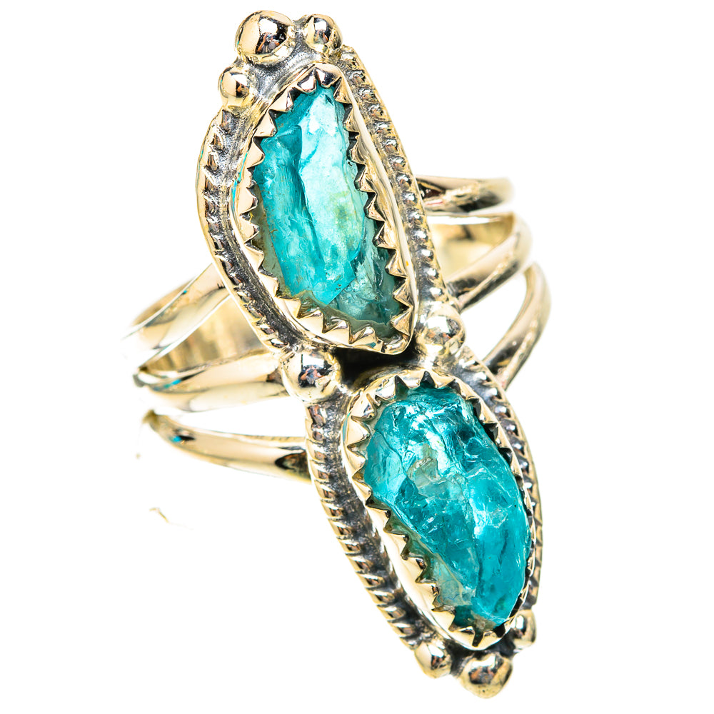Apatite Rings handcrafted by Ana Silver Co - RING119878 - Photo 2