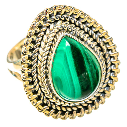 Malachite Rings handcrafted by Ana Silver Co - RING119880 - Photo 2