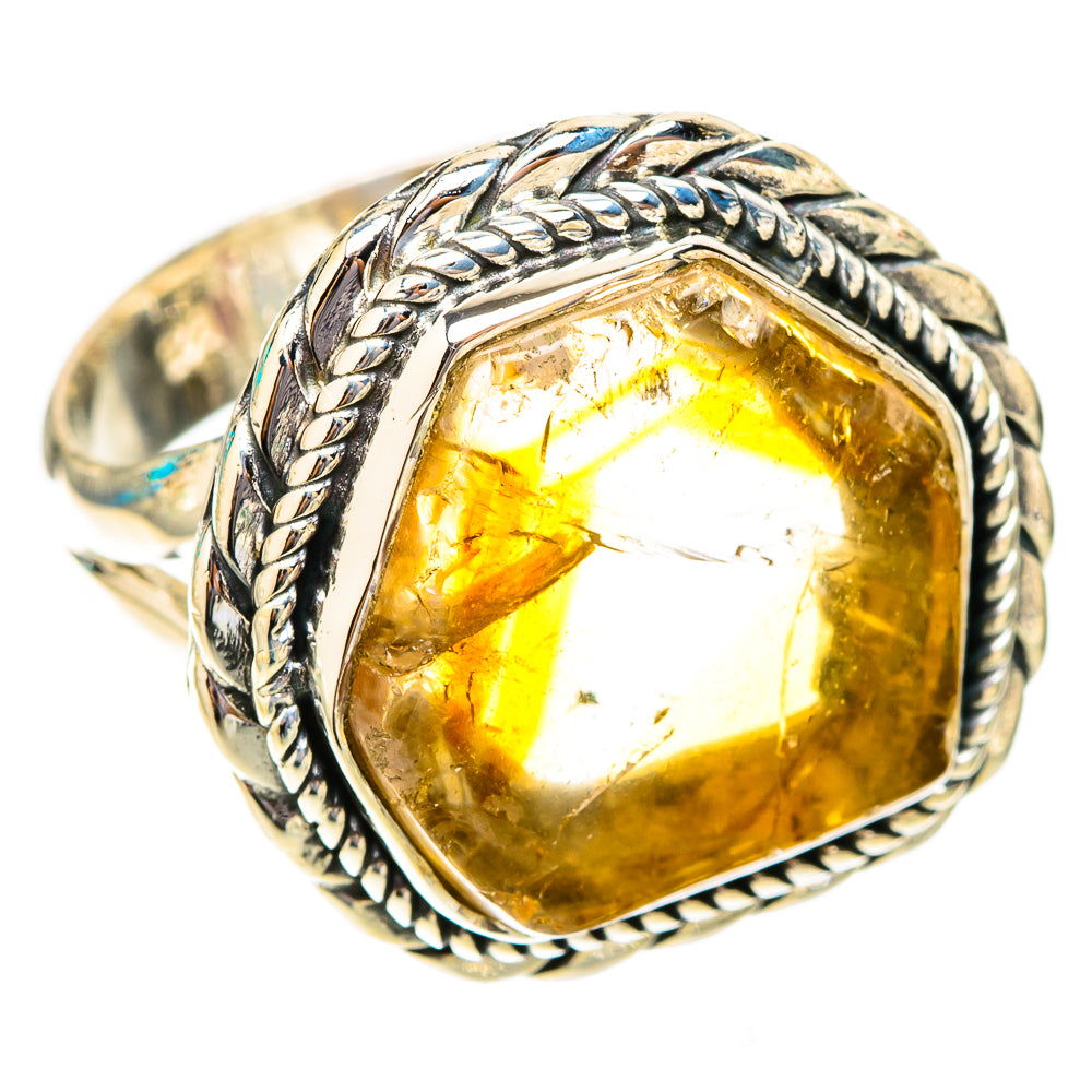 Citrine Rings handcrafted by Ana Silver Co - RING119889 - Photo 2