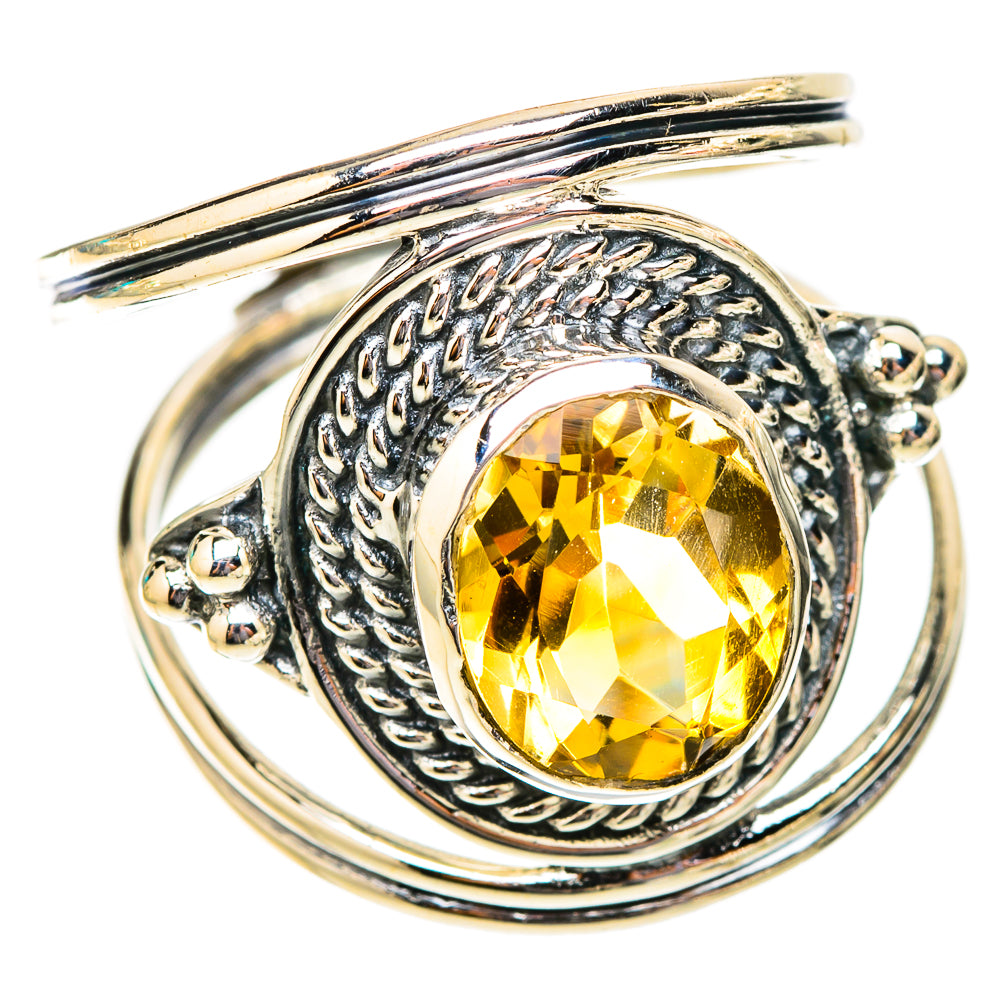 Citrine Rings handcrafted by Ana Silver Co - RING119890 - Photo 2