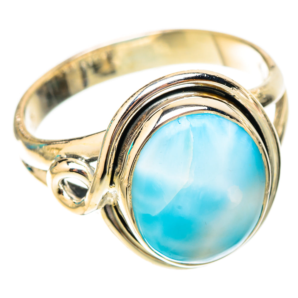 Larimar Rings handcrafted by Ana Silver Co - RING119903 - Photo 2