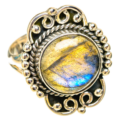 Labradorite Rings handcrafted by Ana Silver Co - RING119905 - Photo 2