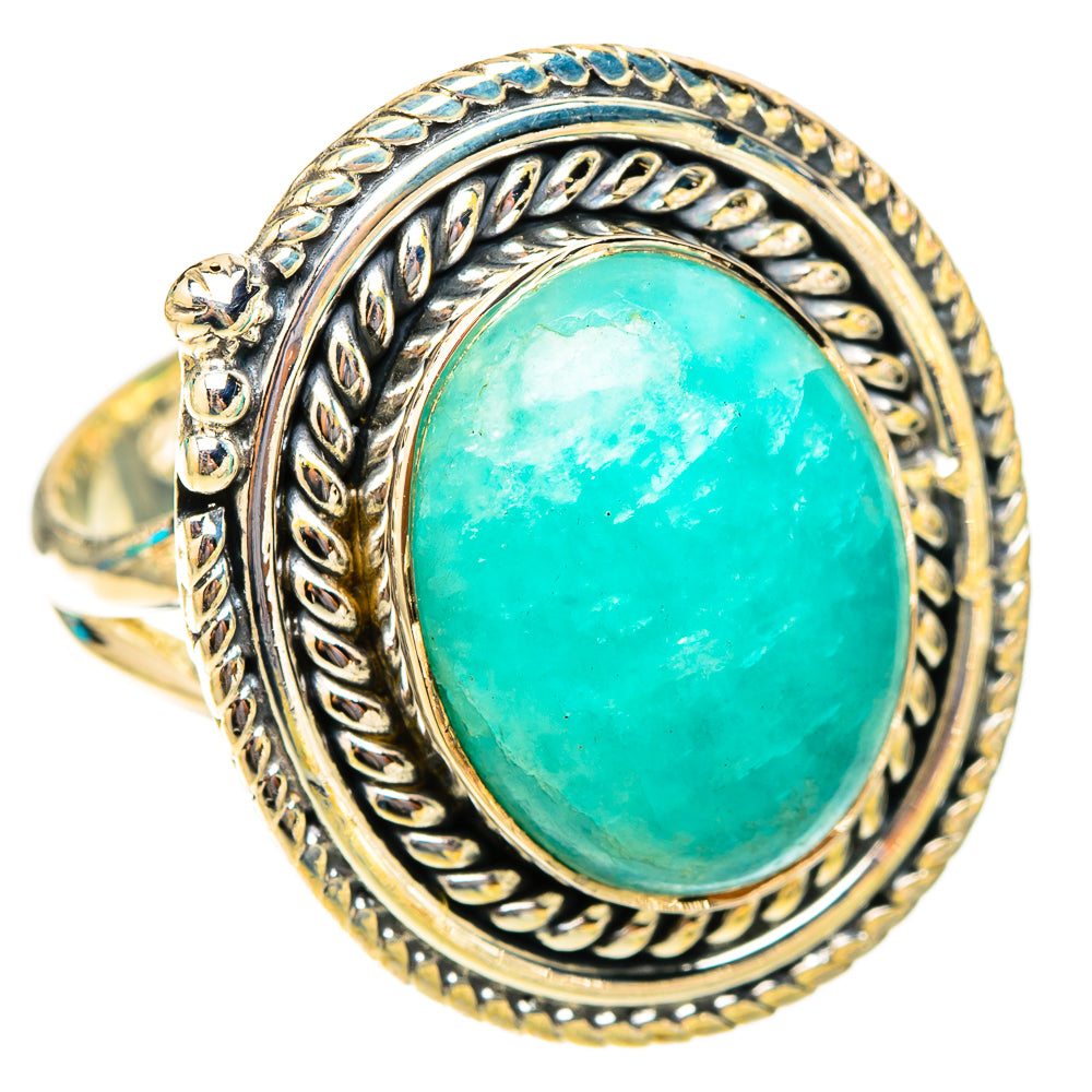 Amazonite Rings handcrafted by Ana Silver Co - RING119907 - Photo 2
