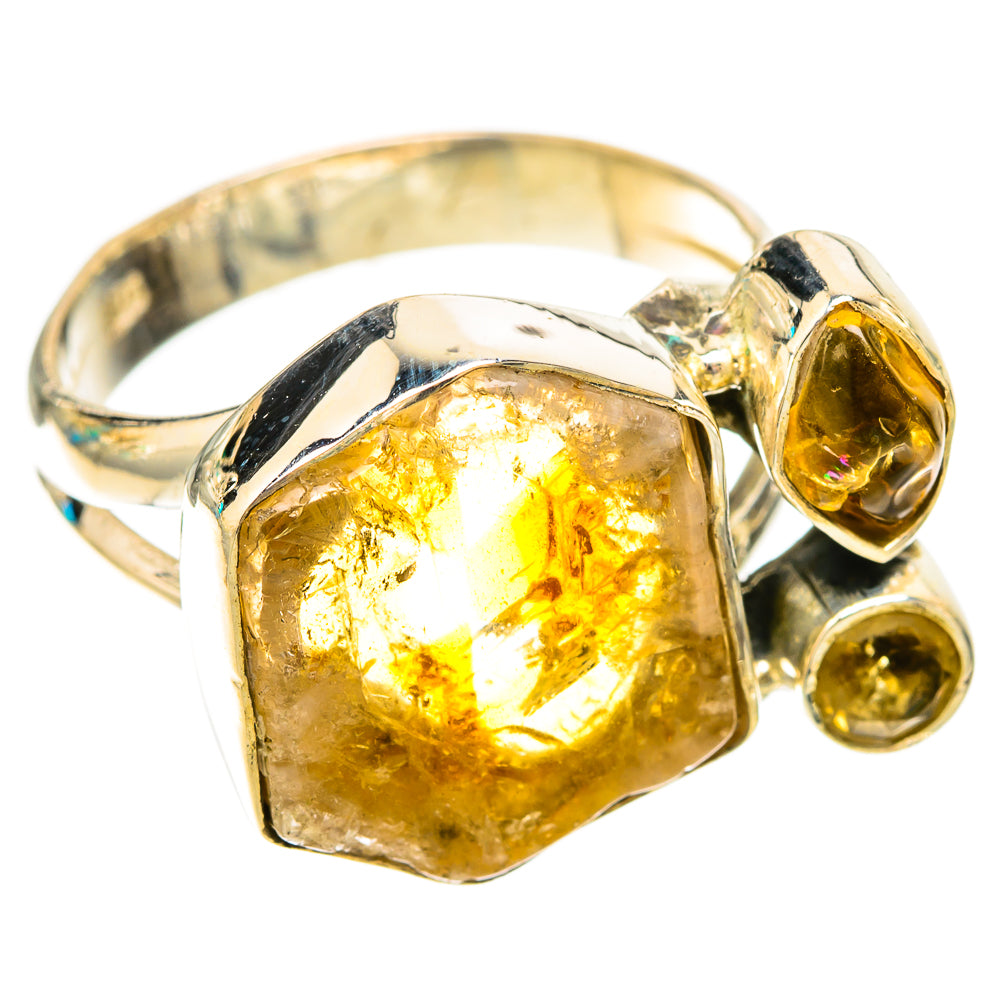 Citrine Rings handcrafted by Ana Silver Co - RING119915 - Photo 2
